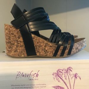 Blowfish wedges size 8